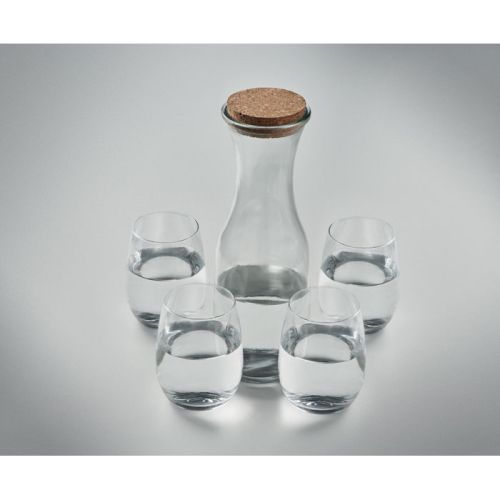 Trinkset aus recycelten Glas - Bild 3